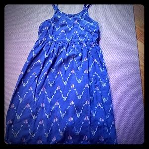 Country dress, navy blue